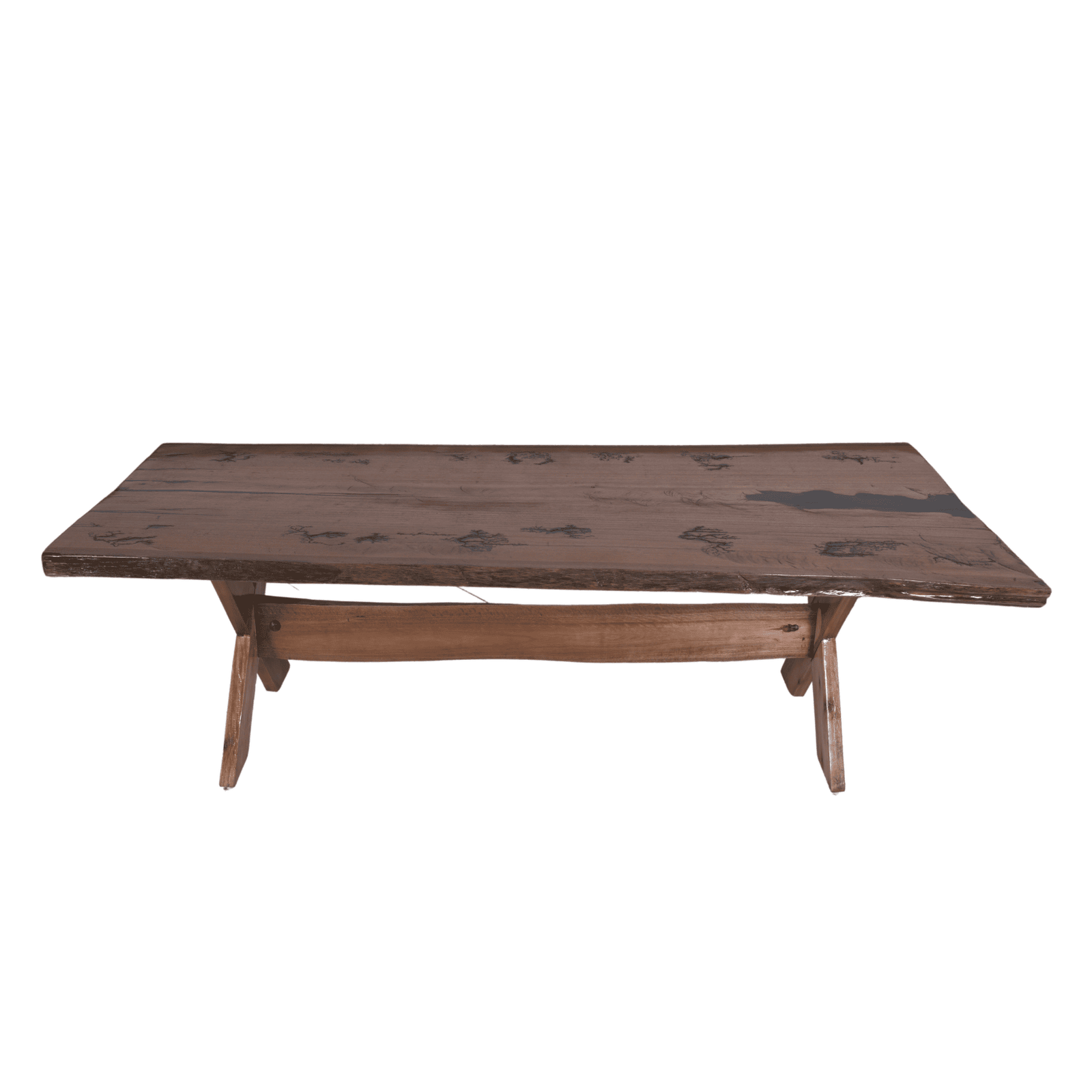 Mesa Prancha Única resinada Pés de X 2.5M - Imagem 3