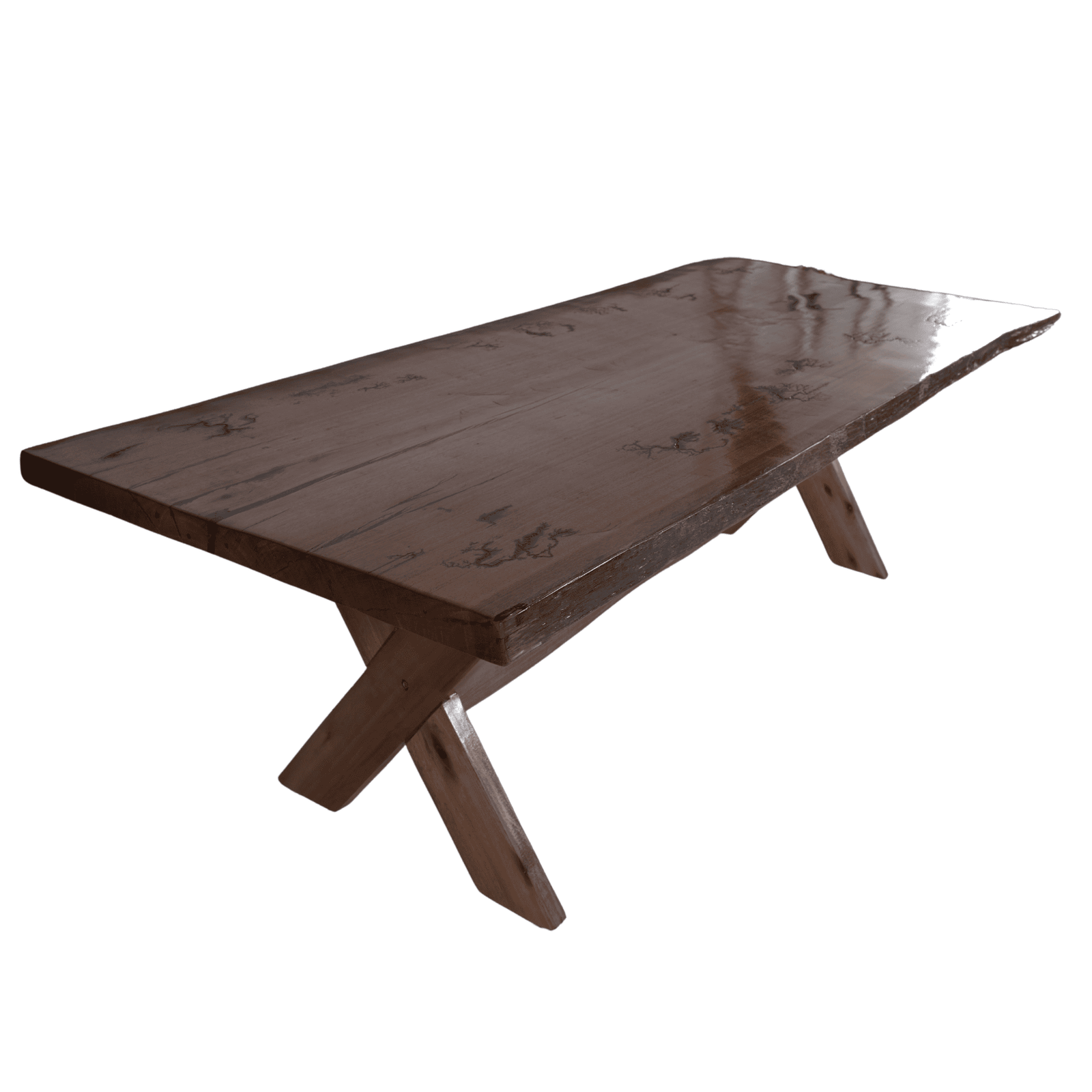 Mesa Prancha Única resinada Pés de X 2.5M
