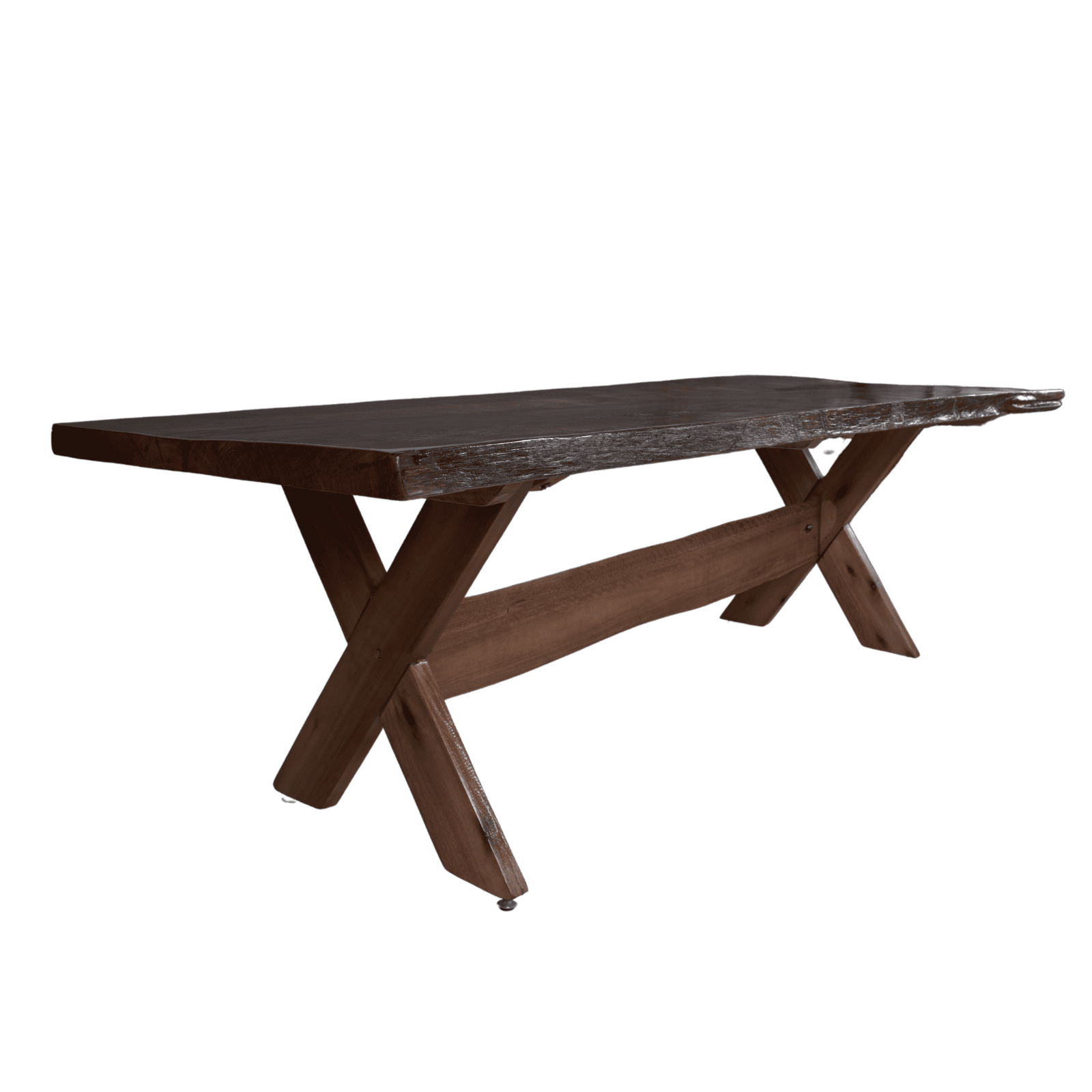 Mesa Prancha Única resinada Pés de X 2.5M - Imagem 2